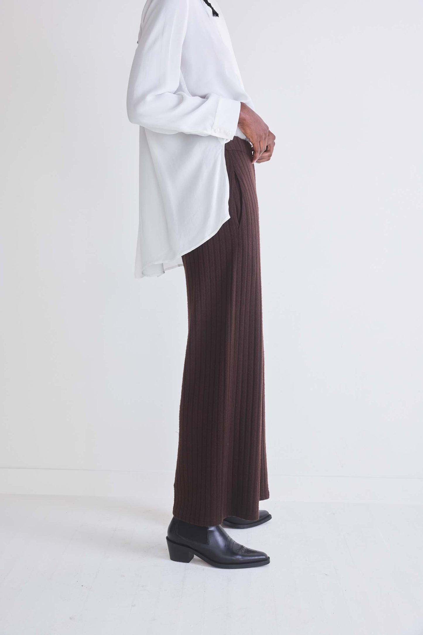 Leisure Flow Ribbed Pants