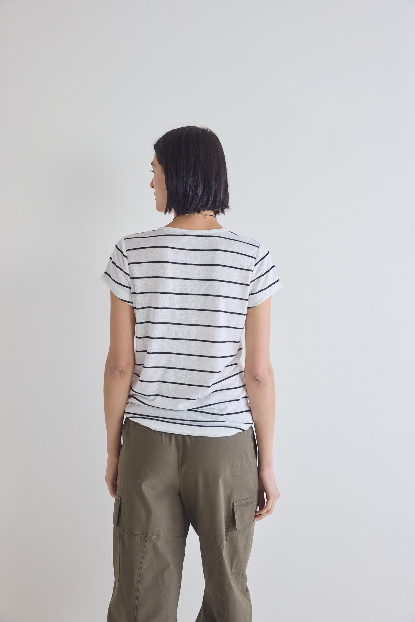 Between The Lines Short Sleeve Lounge Shirt