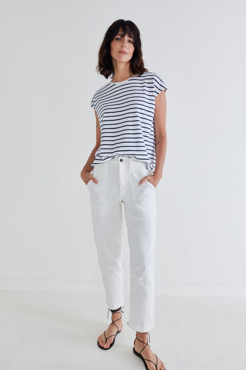 Striped Tuck-In Tee