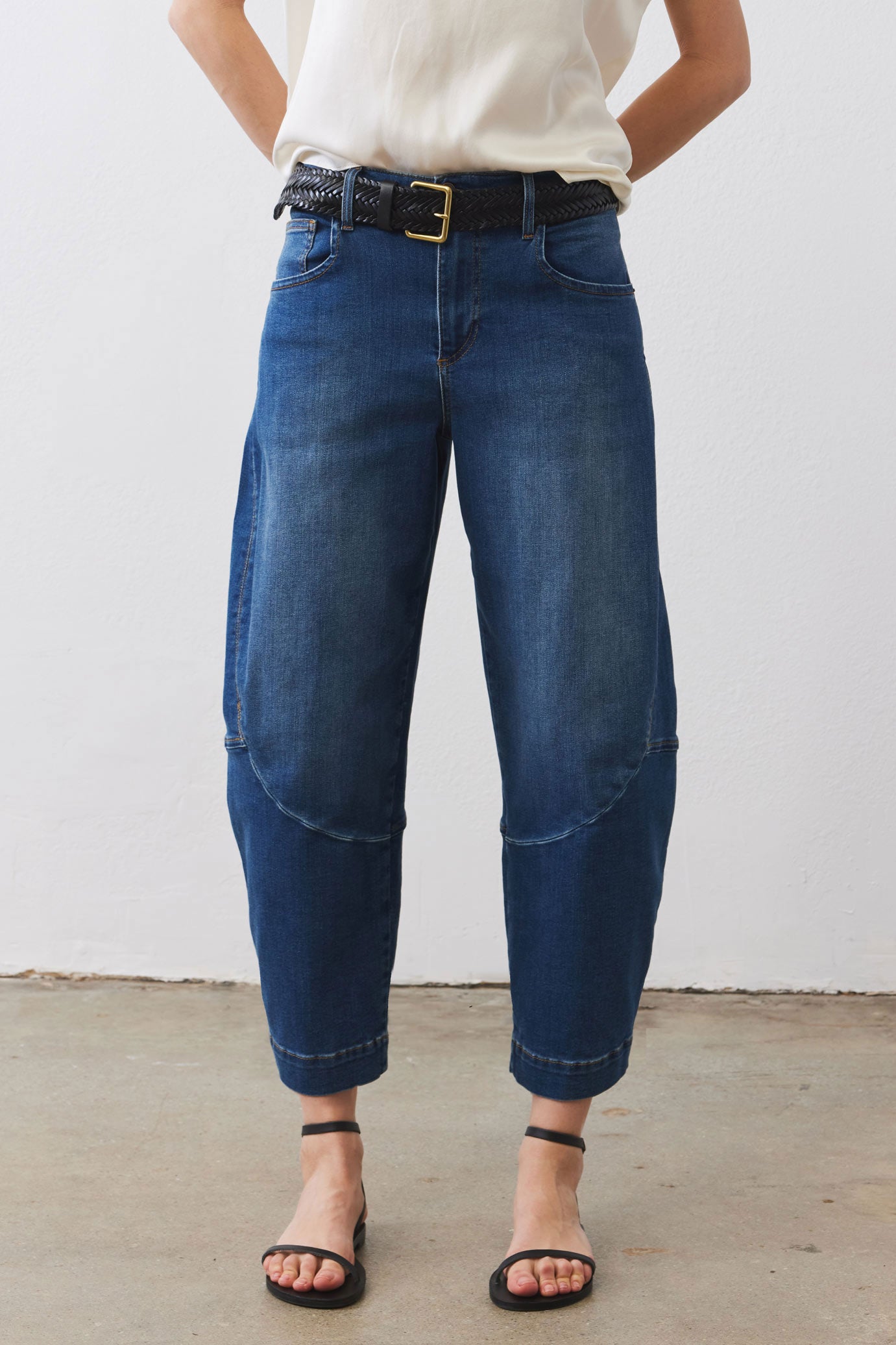 The Denim Wide-ish Pants | Medium Wash – Ruti
