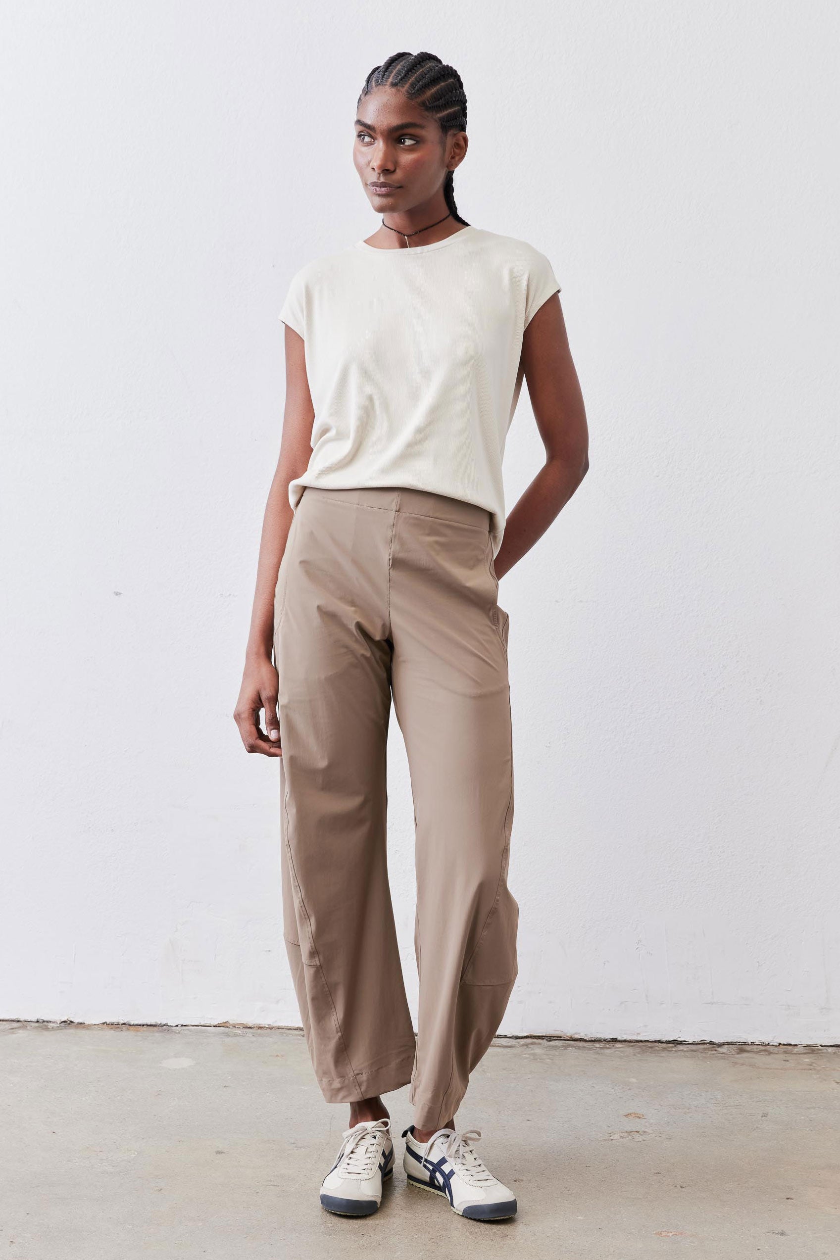 The Petite On The Loose Work Pants | Walnut Beige The Petite On The Loose Work Pants | Walnut Beige