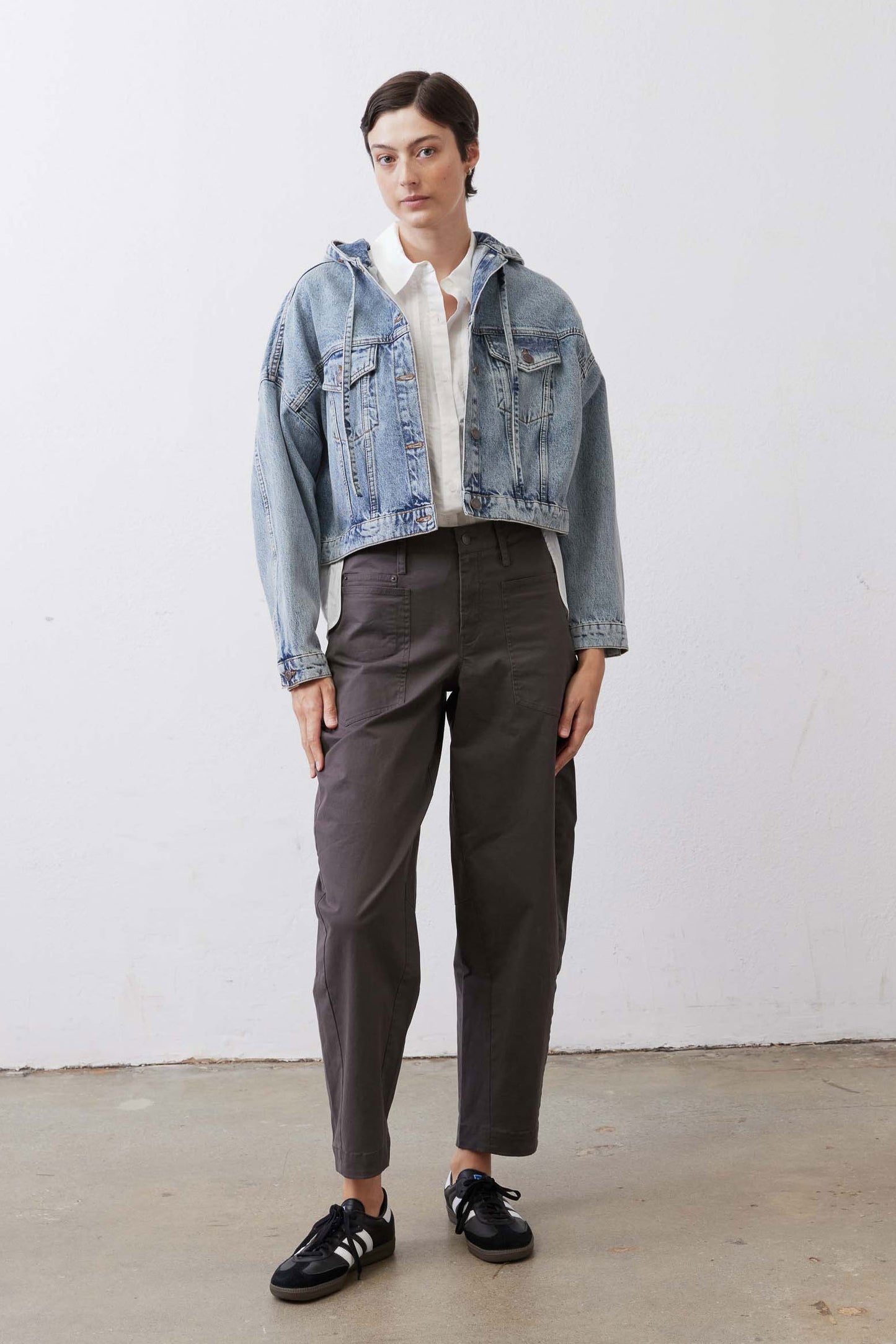 The Slouchy Soft Twill Pants