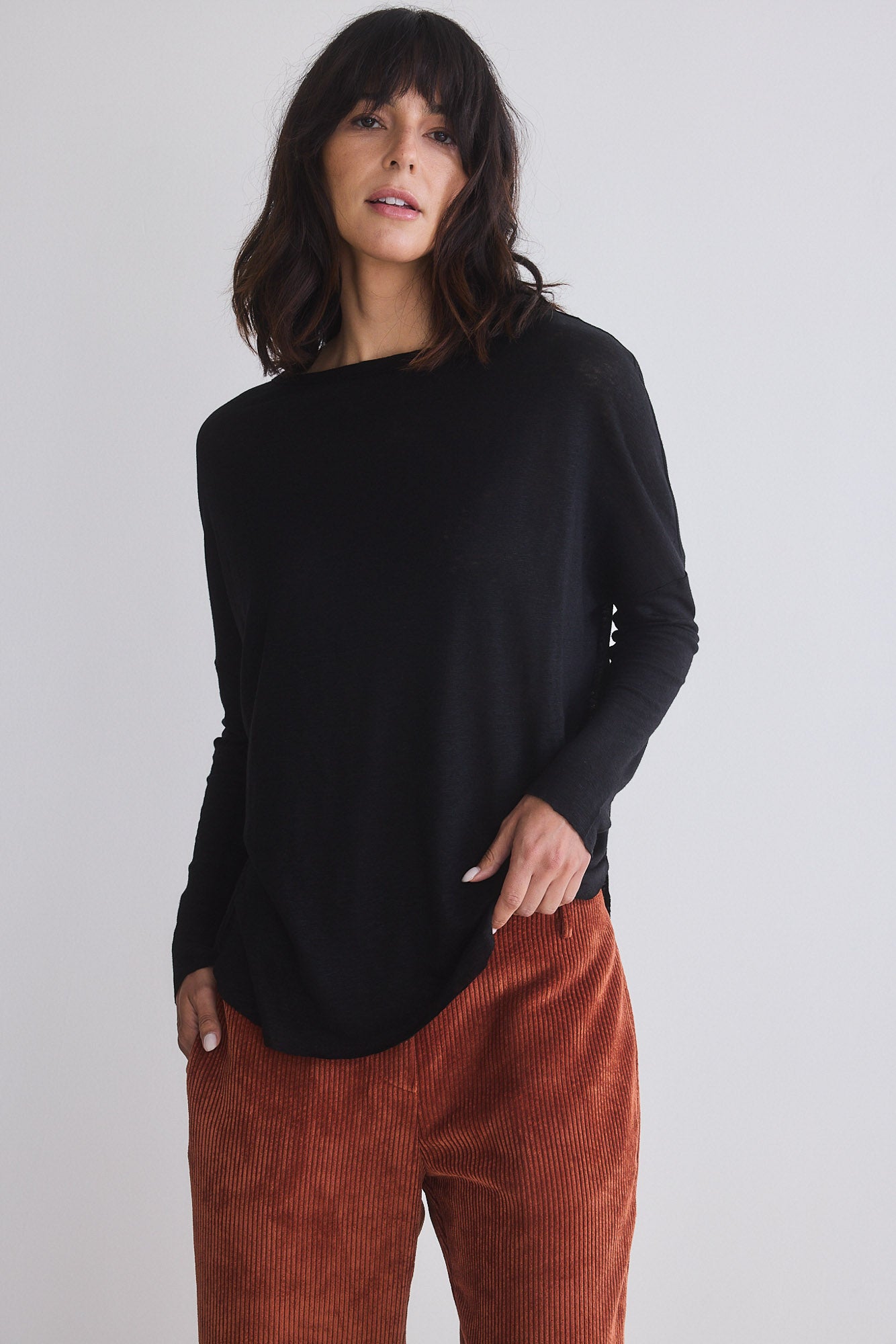 All Intents Slouchy Long Sleeve Top