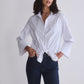 Big Picture Wide Sleeve Poplin Blouse