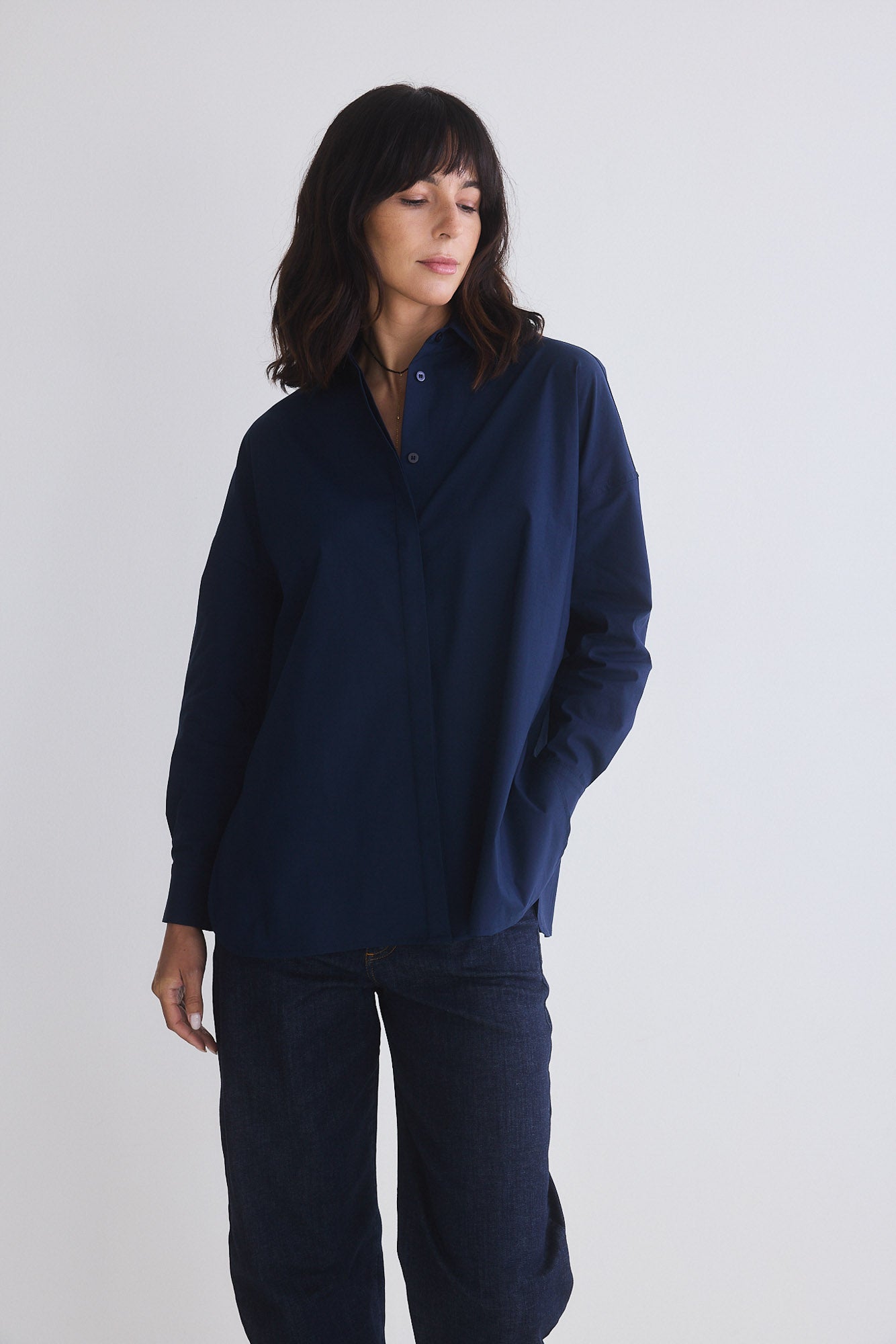 Refine Oversized Tunic With Buttons – Ruti