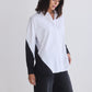 Colorblock Refine Oversized Tunic