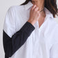 Colorblock Refine Oversized Tunic