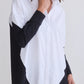 Colorblock Refine Oversized Tunic