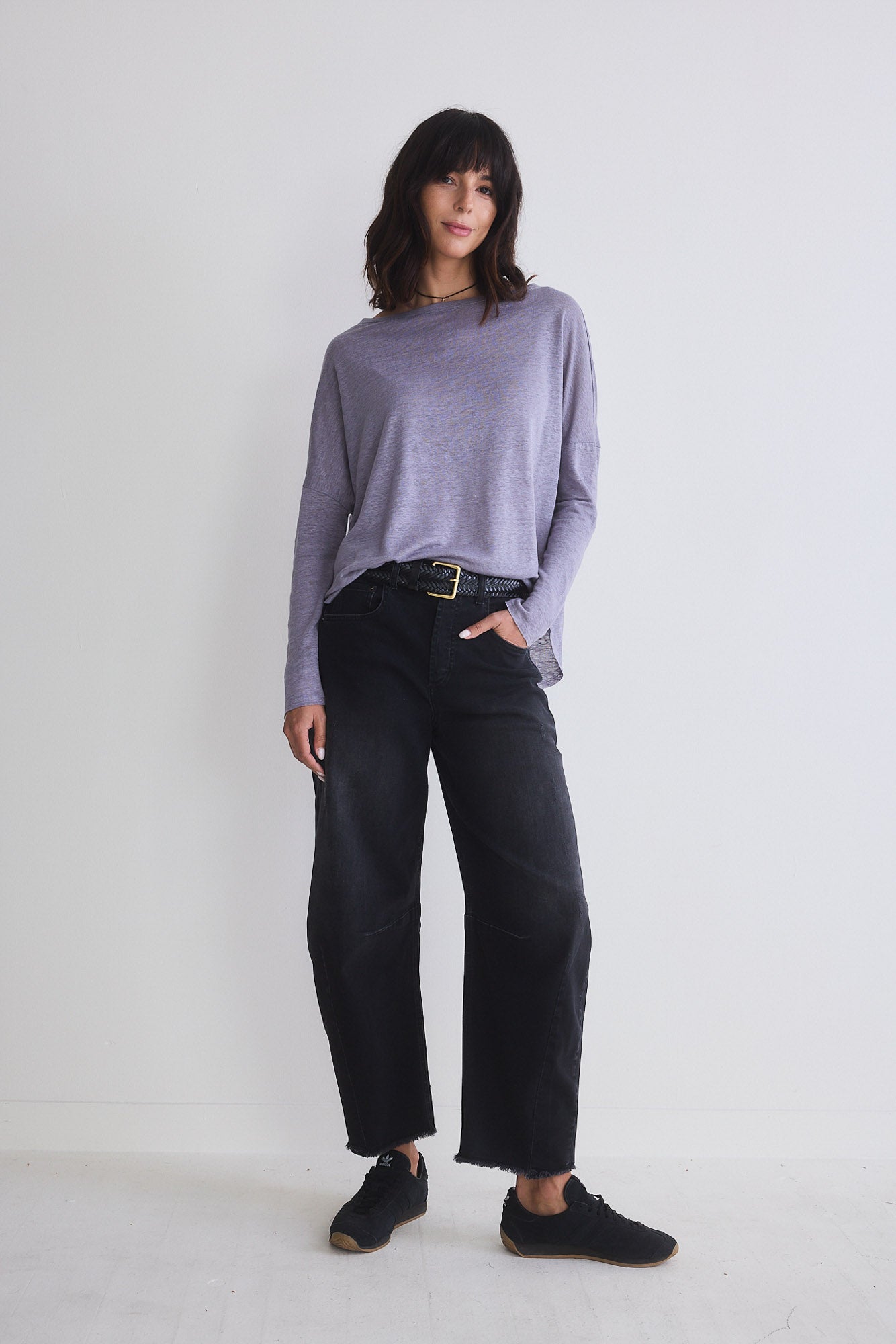 All Intents Slouchy Long Sleeve Top