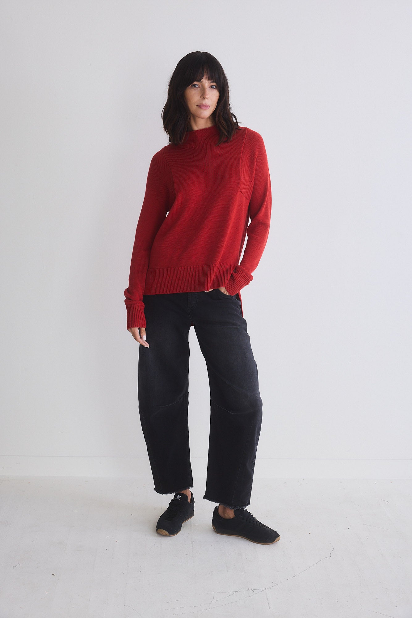 Out of the Box Mock Neck Sweater