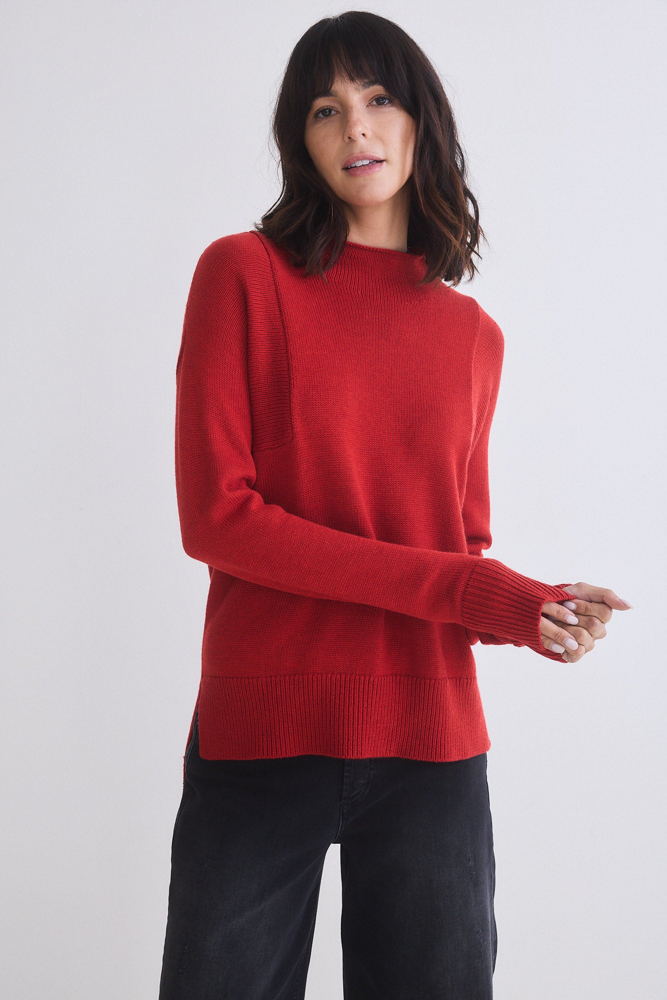 Out of the Box Mock Neck Sweater – Ruti