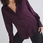 Shift Your Gaze Silk Button Down Blouse