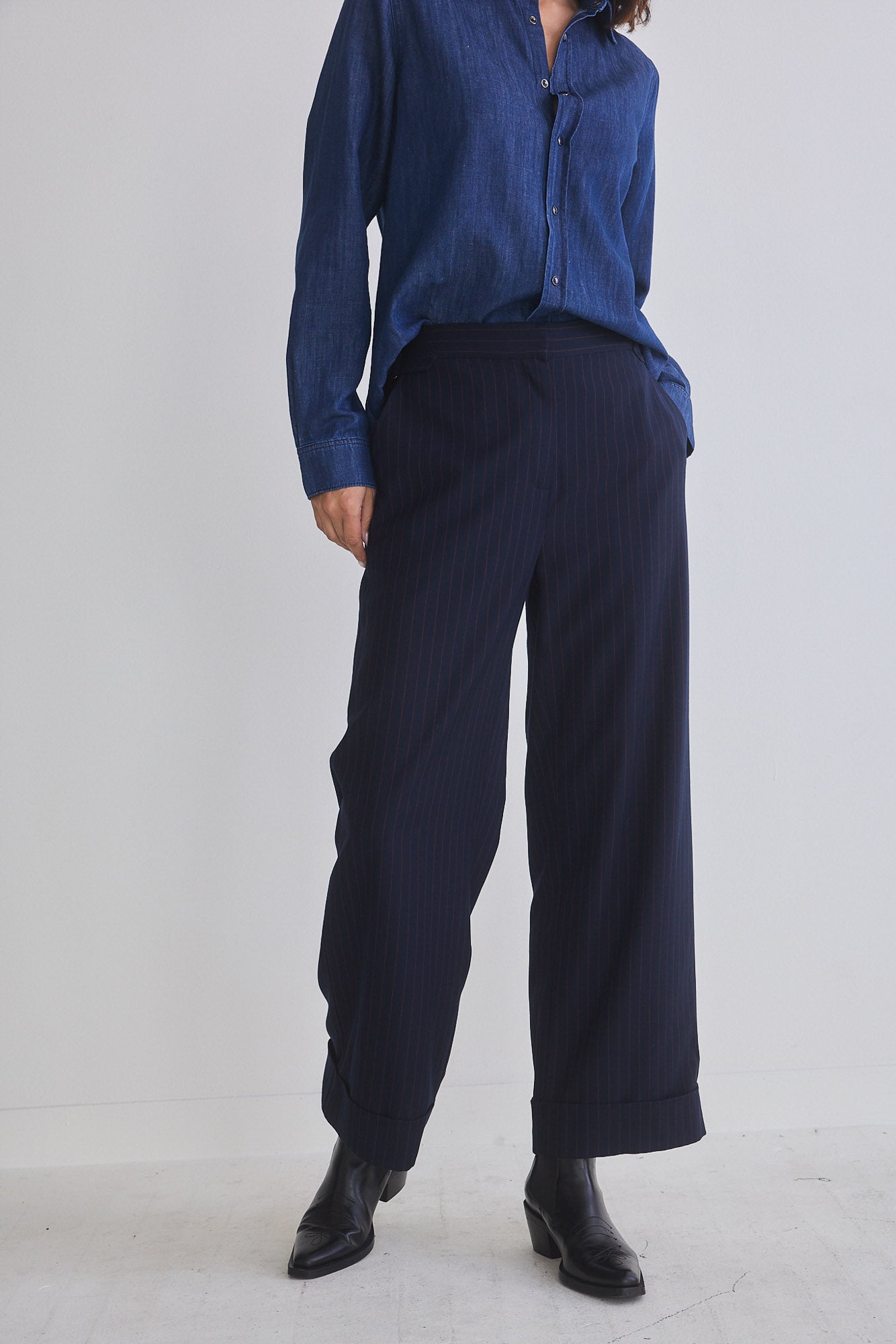 The Editor Wide Leg Trousers