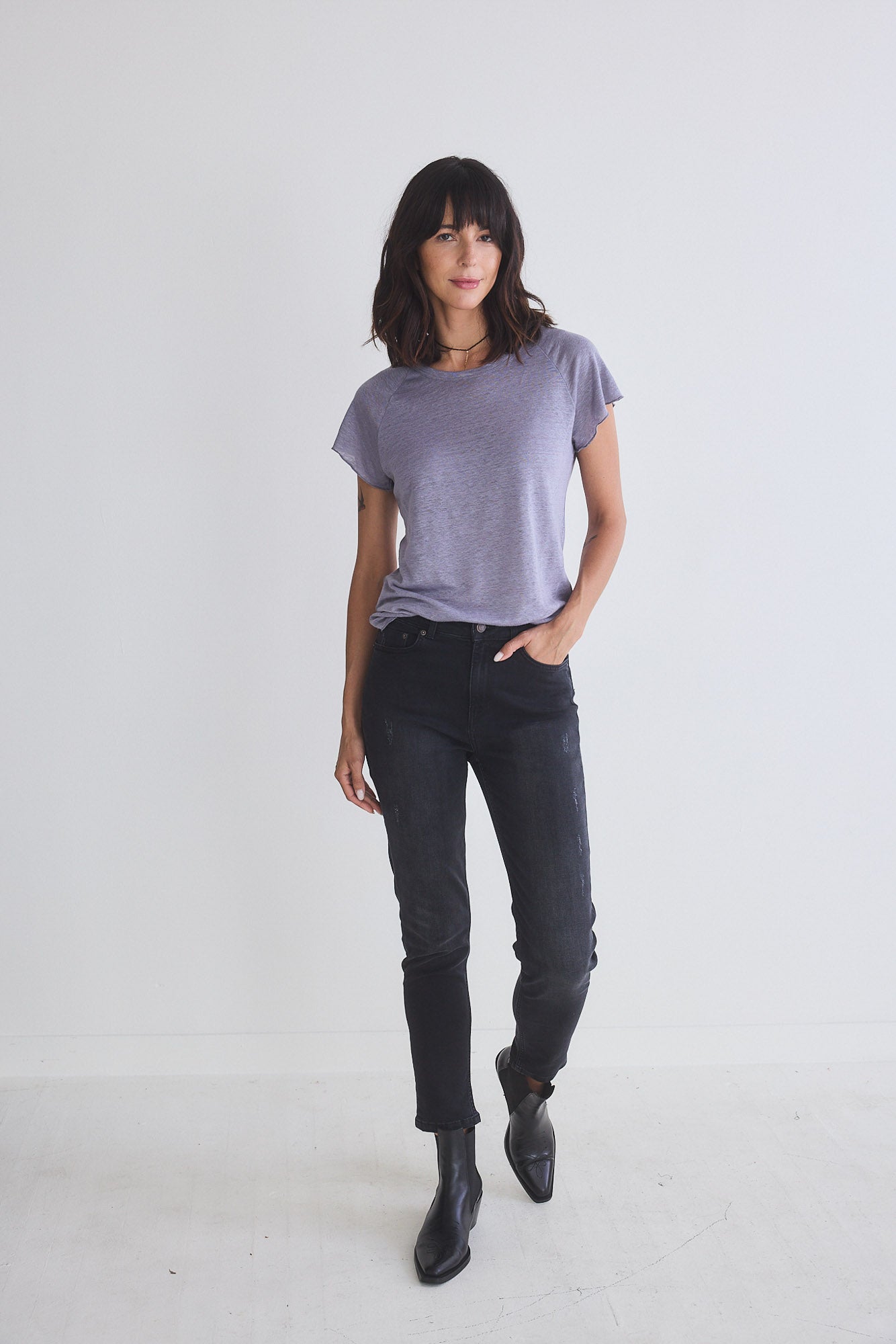 The Iconic Fitted Denim Pants – Ruti