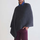 The Ribbed Knit Poncho