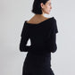 Iconic Off The Shoulder Long Sleeve Top