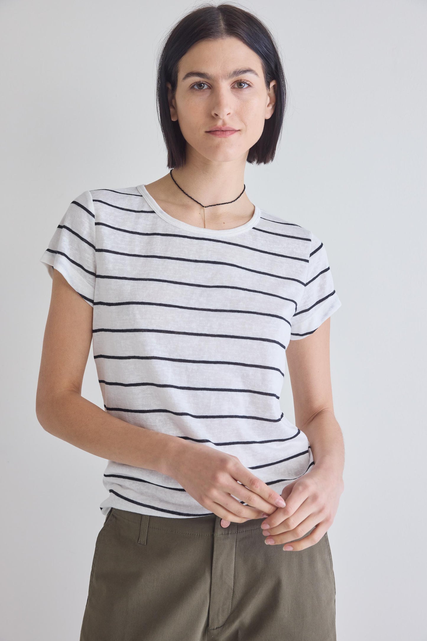 Between The Lines Short Sleeve Lounge Shirt