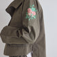 Coming Up Roses Twill Mini Drama Jacket