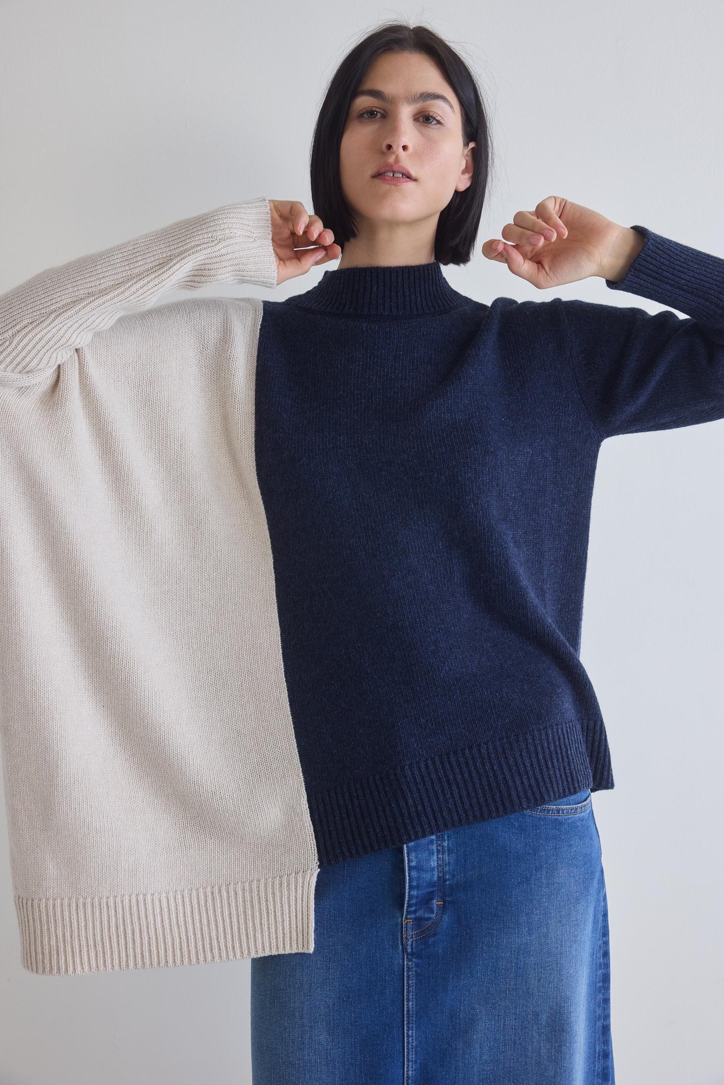 Better Half Asymmetric Sweater