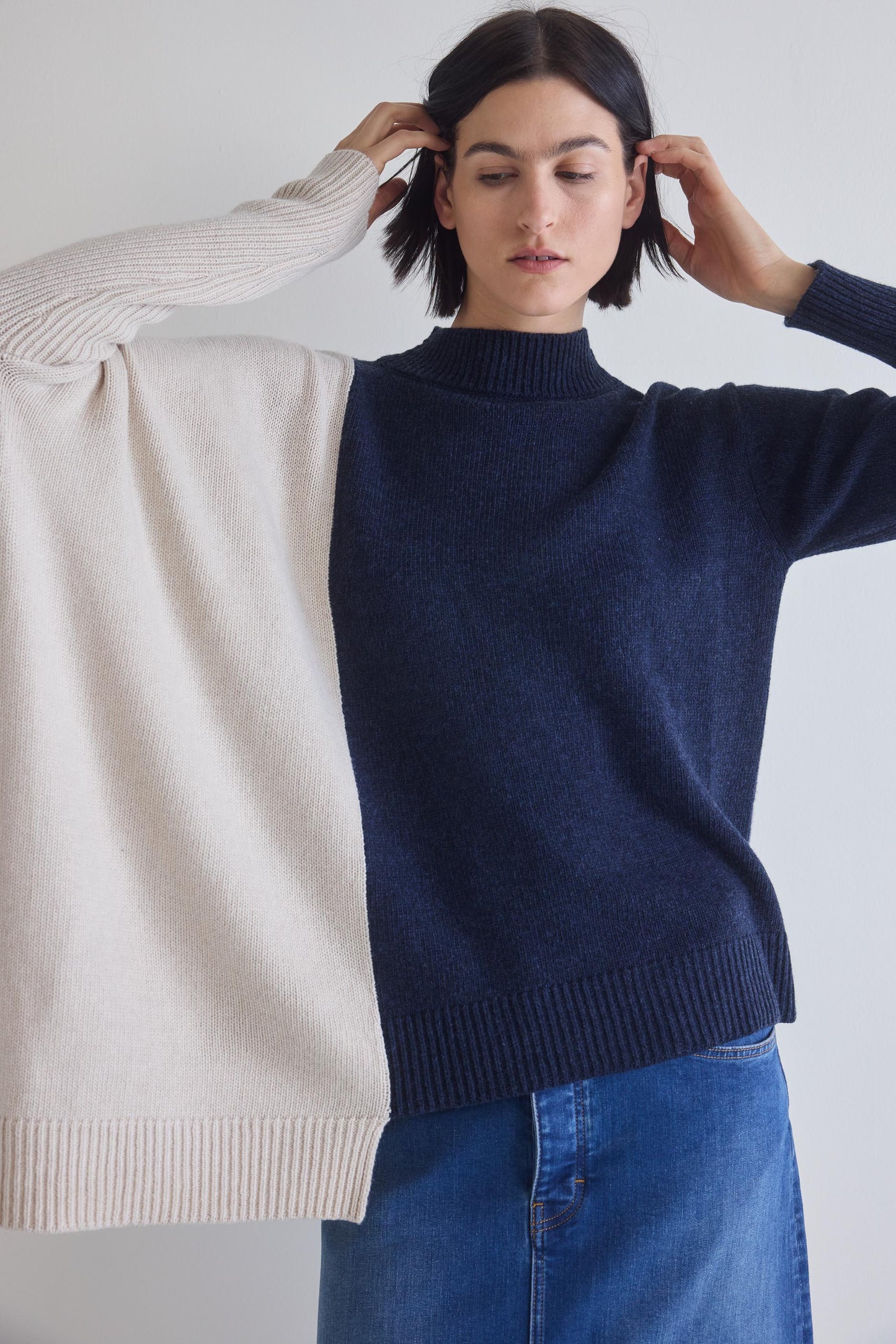 Better Half Asymmetric Sweater