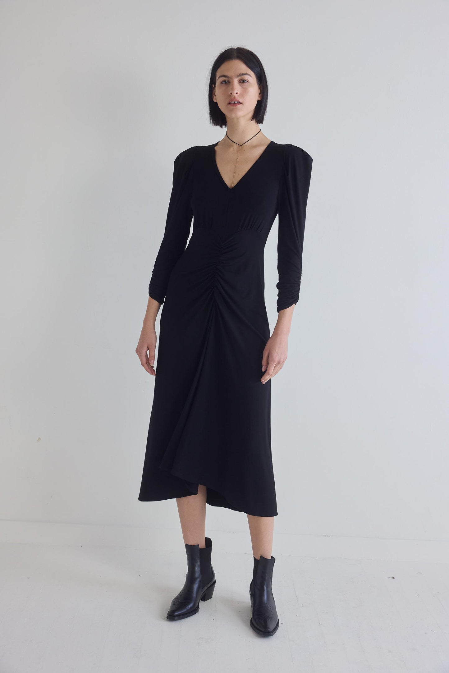 The Rouched Jersey Dress