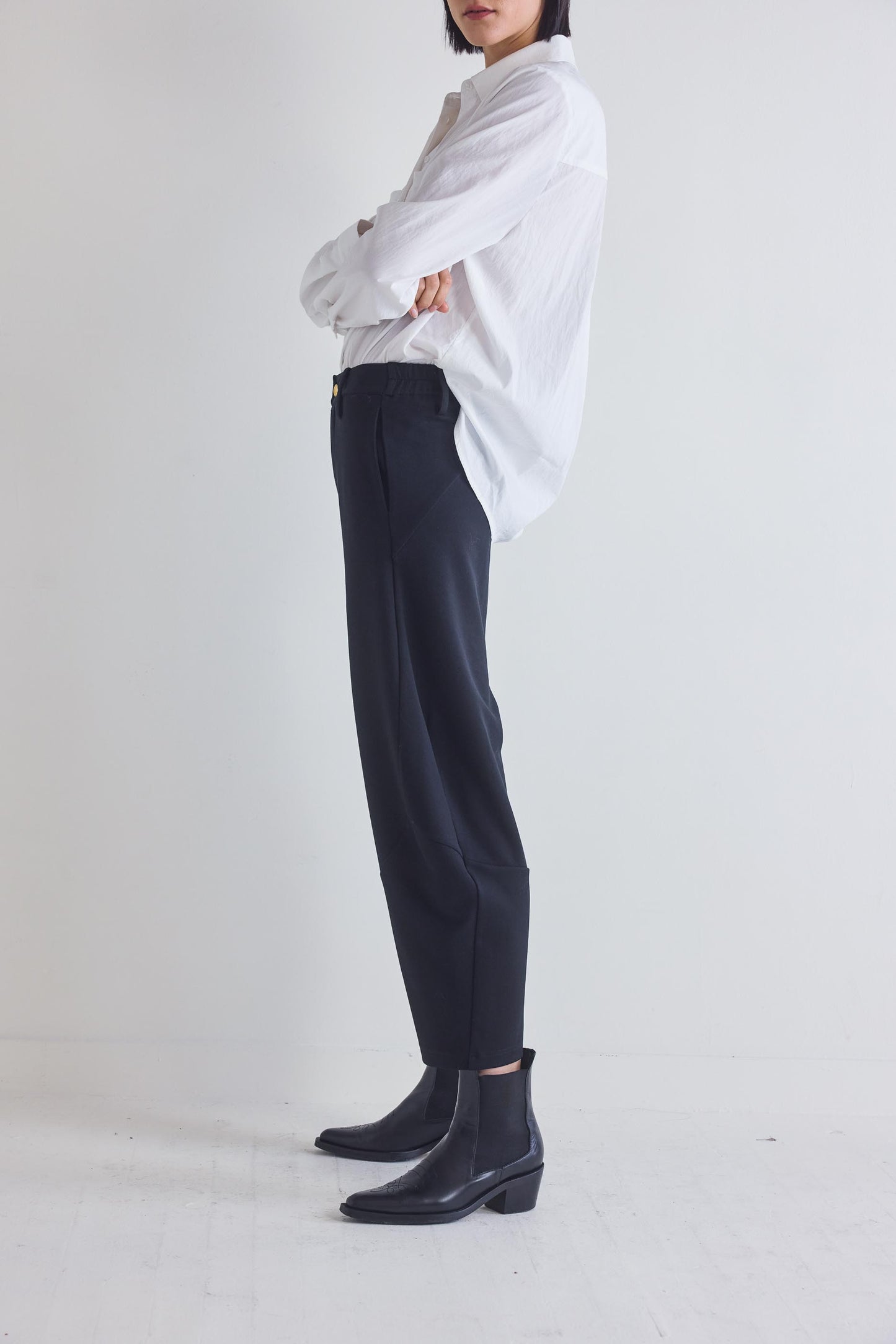 The Stretch Suit Wide-ish Pants