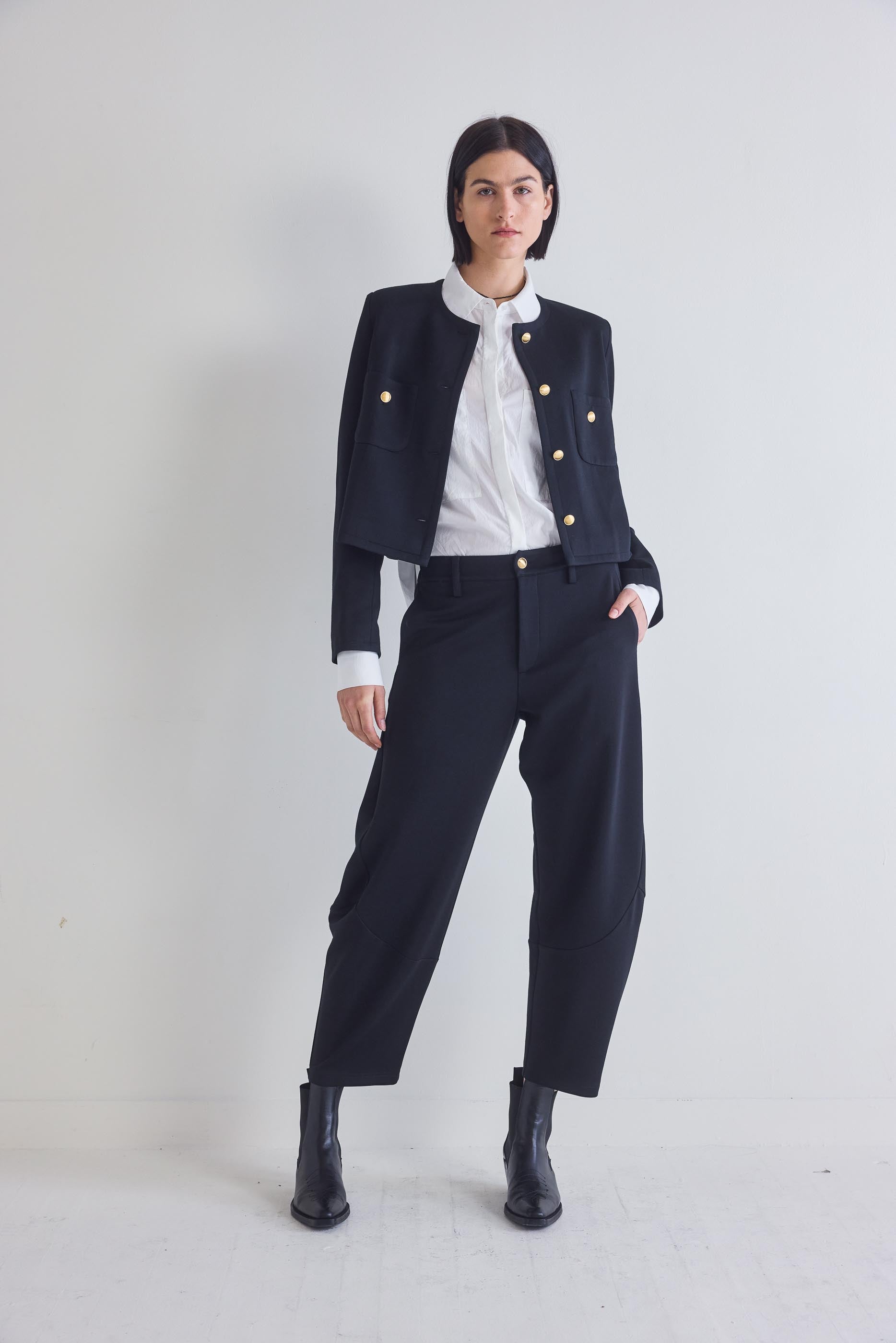 The Stretch Suit Wide-ish Pants – Ruti