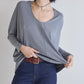 The Ribbed Dolman Long Sleeve Top