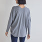 The Ribbed Dolman Long Sleeve Top