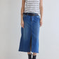 The 90's Denim Midi Skirt