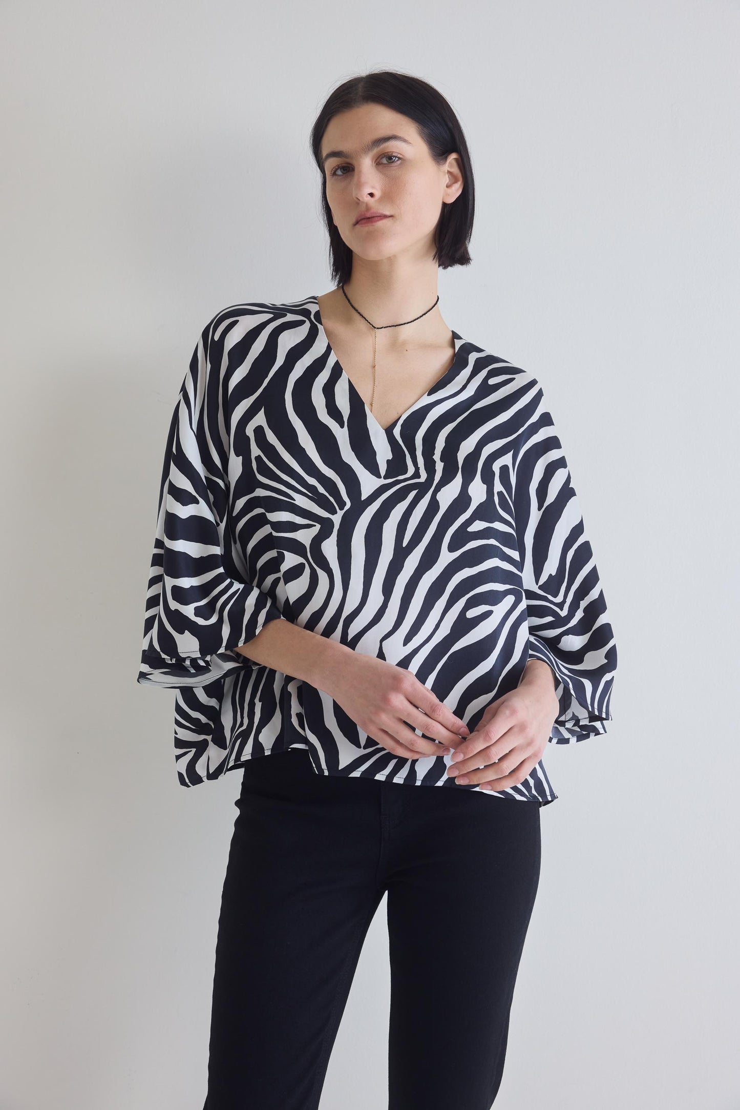 The Batwing Silk Top