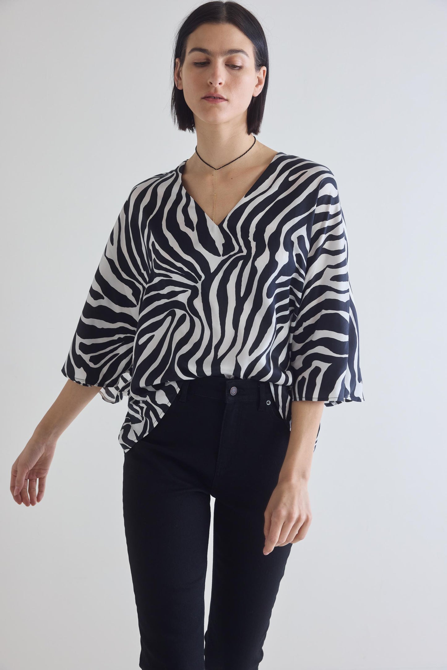 The Batwing Silk Top
