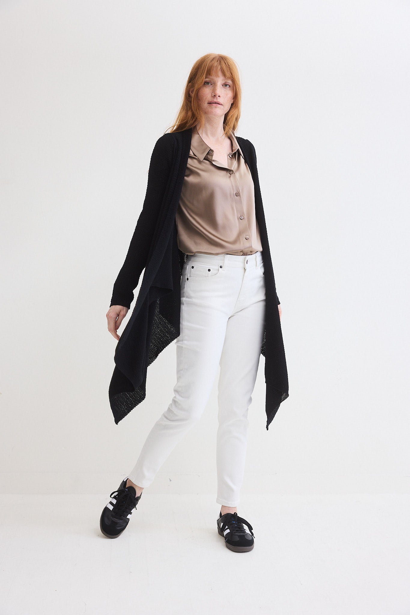 カーディガン rielle riche fluffy knit cardigan black 商品検索 - RIELLE RICHE