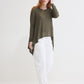 Sheer Knit High Low Top