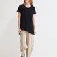 Bliss Asymmetric Pima Cotton Tee