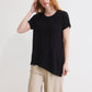 Bliss Asymmetric Pima Cotton Tee