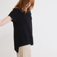 Bliss Asymmetric Pima Cotton Tee