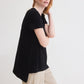 Bliss Asymmetric Pima Cotton Tee