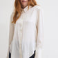 Shift Your Gaze Silk Button Down Blouse