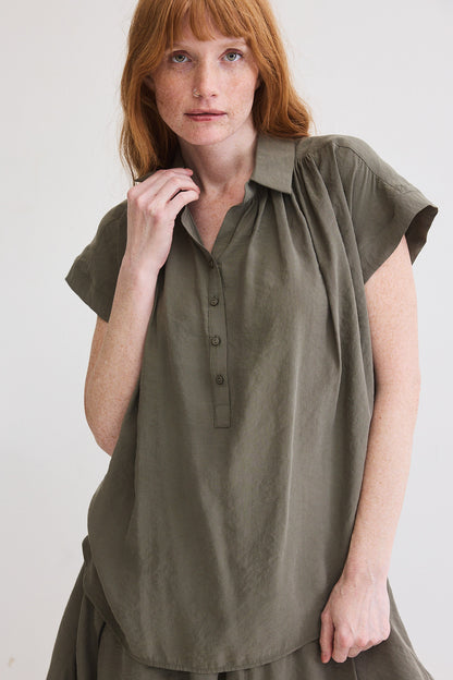 The Nonchalant Oversized Voile Blouse