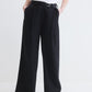 The Editor Linen Blend Wide Leg Trousers