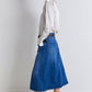 The 90's Denim Midi Skirt