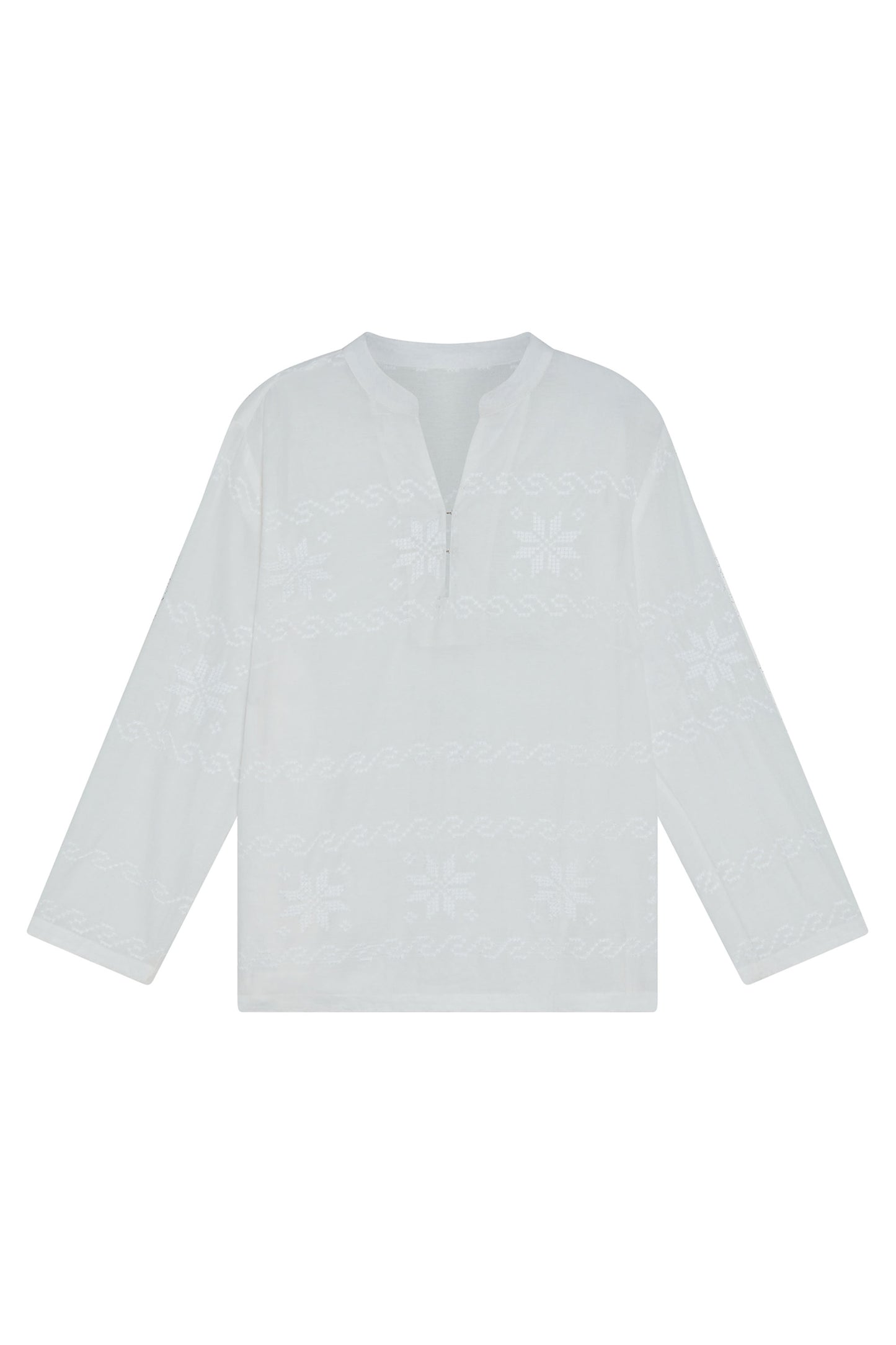 Embroidered Caftan Top