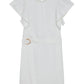 Embroidered Crete Short Dress