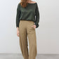 Washable Silk Cinched Hem Blouse