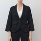 The Cropped Tulip Hem Blazer