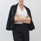 The Cropped Tulip Hem Blazer