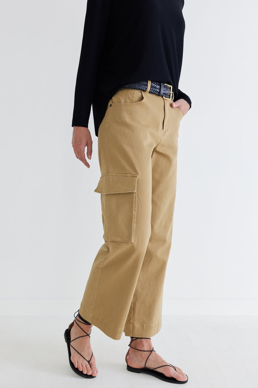 Change of Pace Denim Cargo Pants