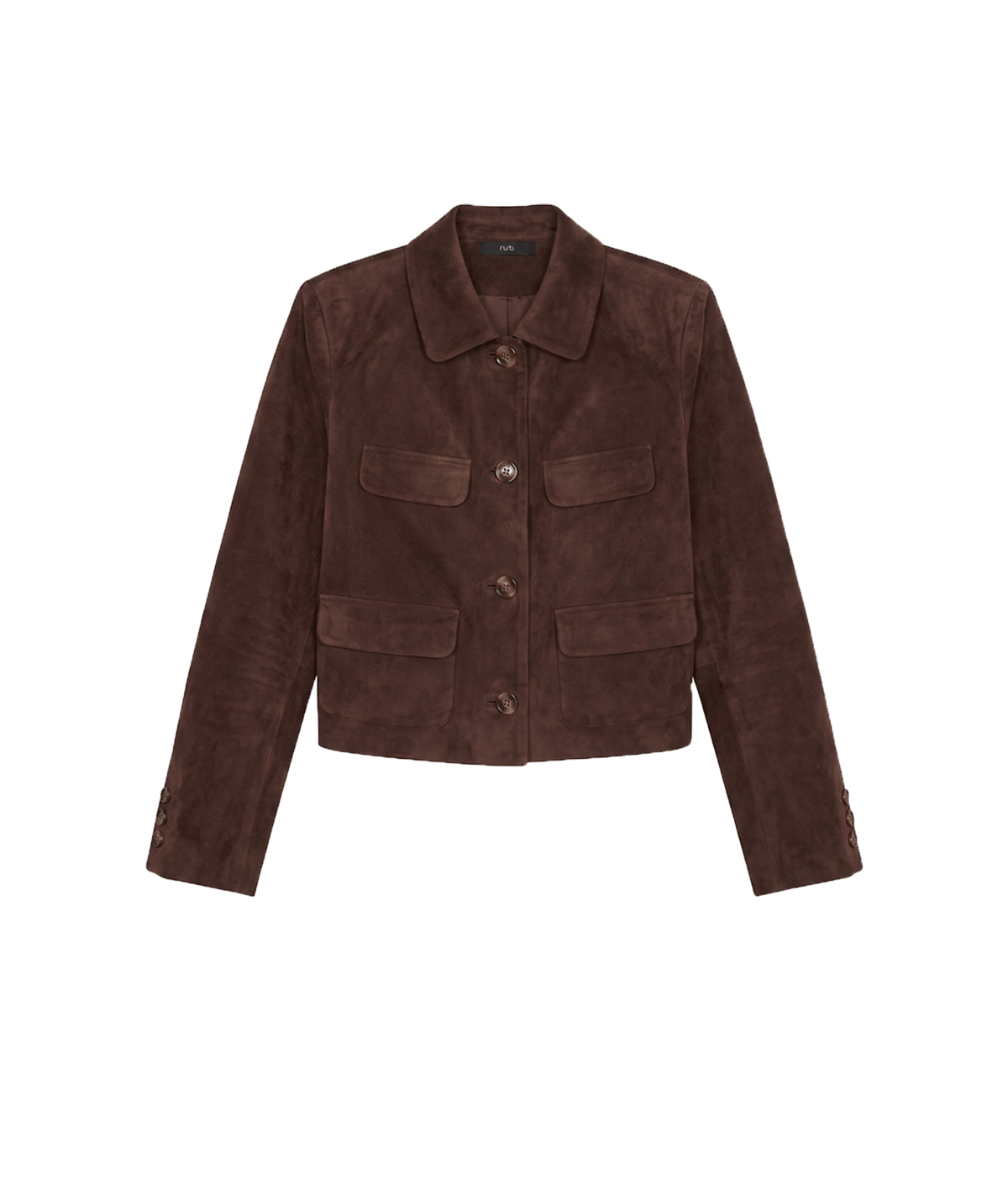 The Cropped Suede Jacket