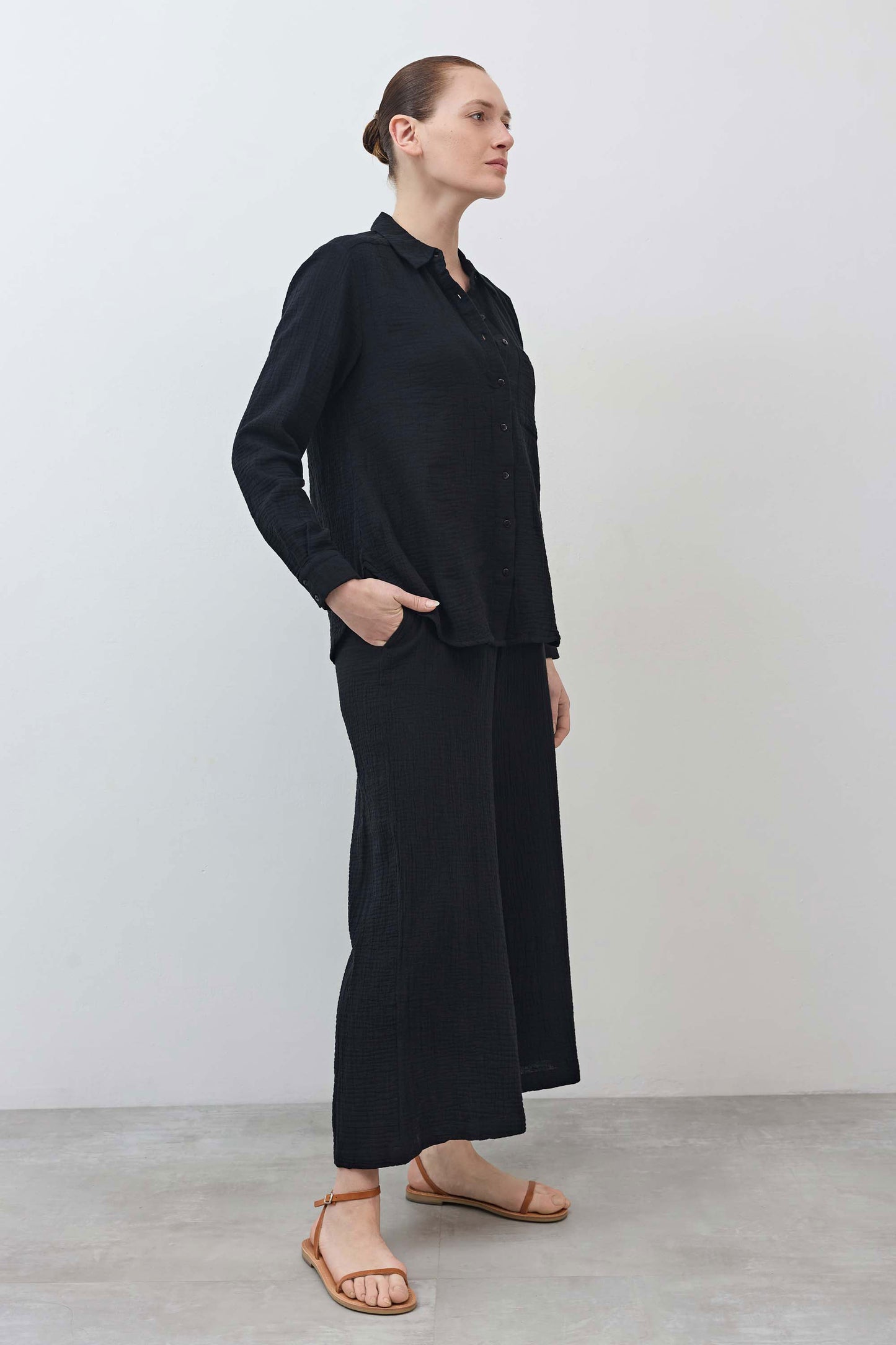 Airy Wide Leg Pants